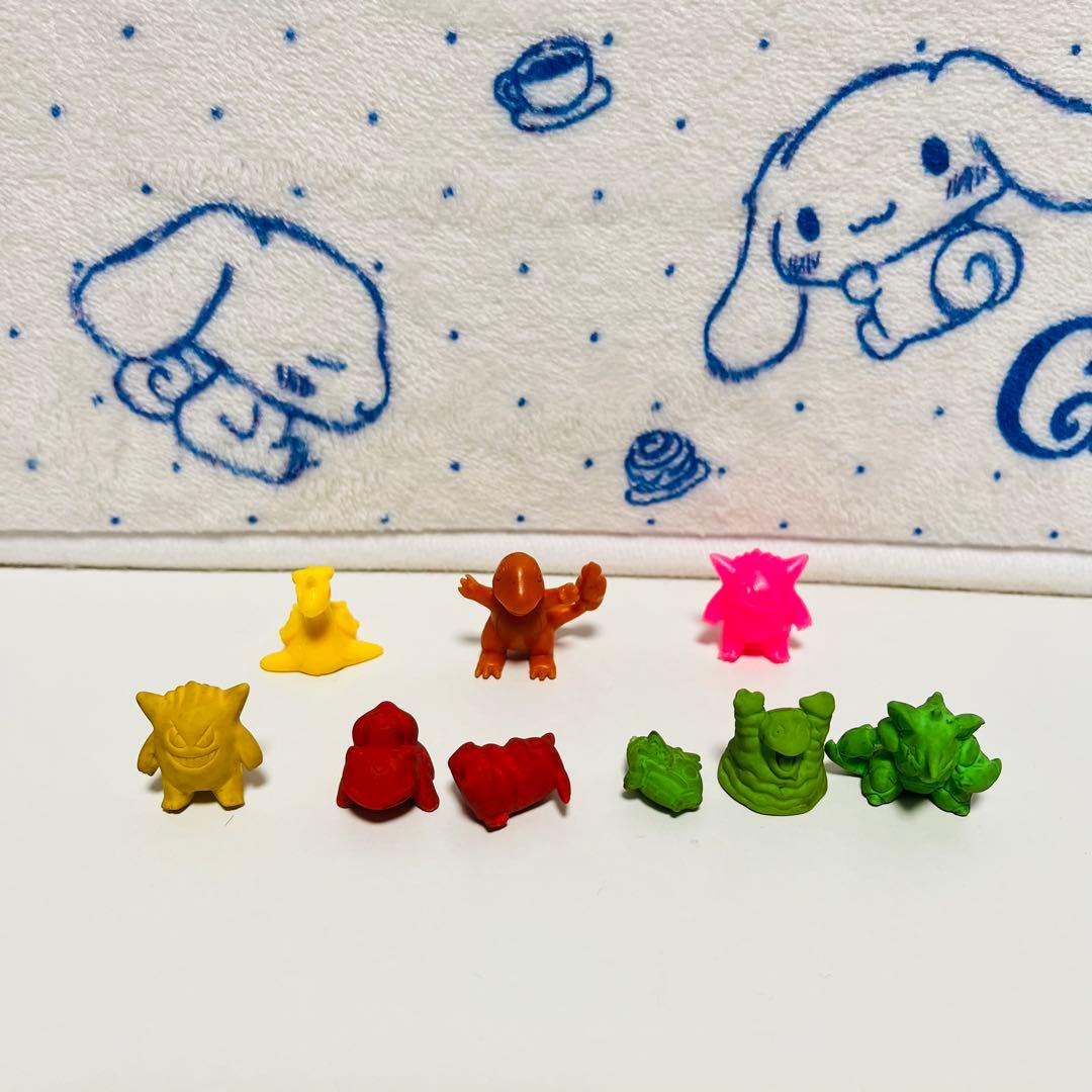 ポケモン　指人形、塩ビ・消しゴムフィギュアetc（分売不可）