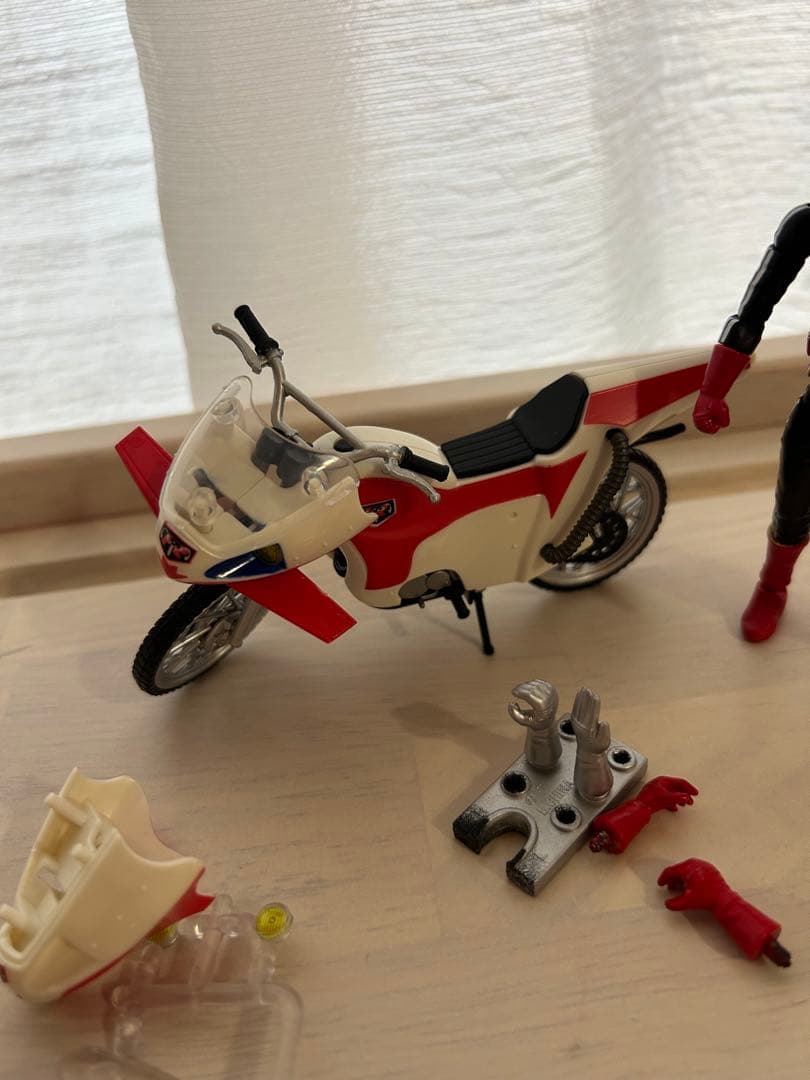 掌動駆　仮面ライダー shodo-x サイクロン号　新一号　セット