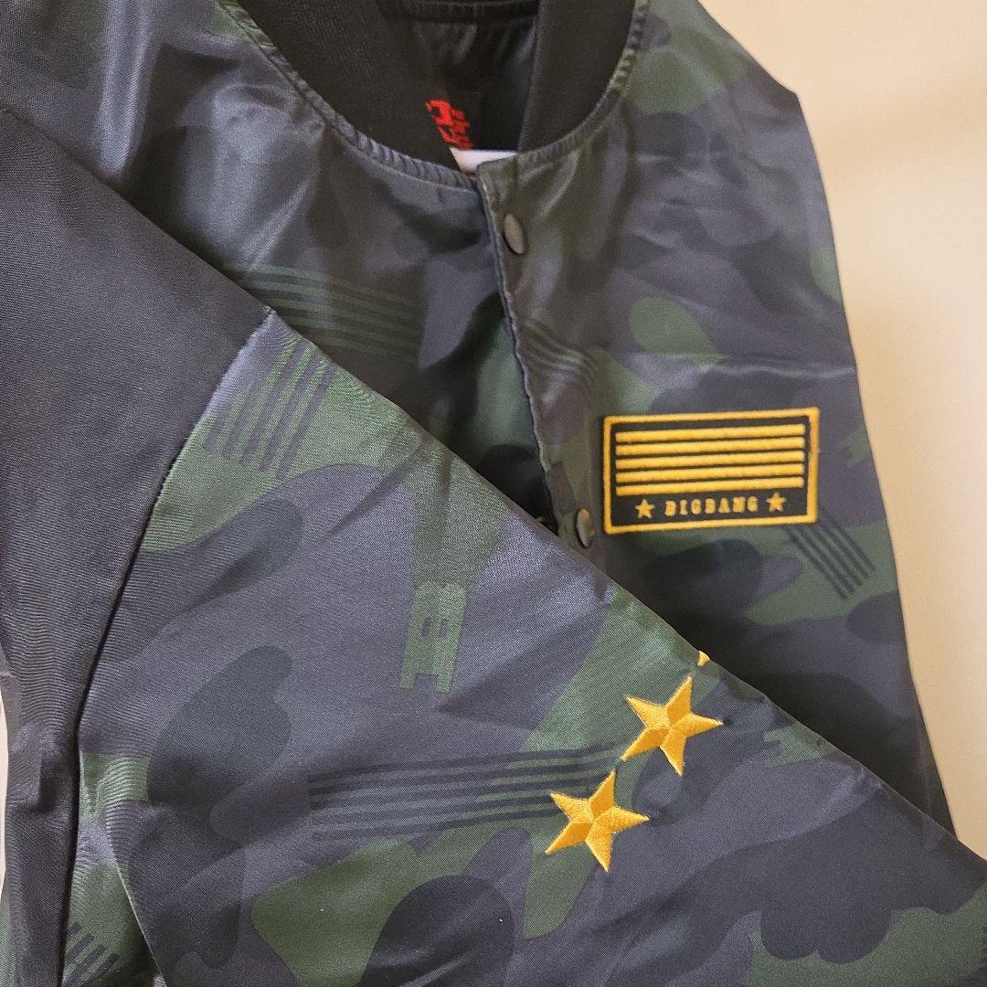 極美品 BIGBANG 公式グッズ リバーシブル ブルゾン MA-1 迷彩　L