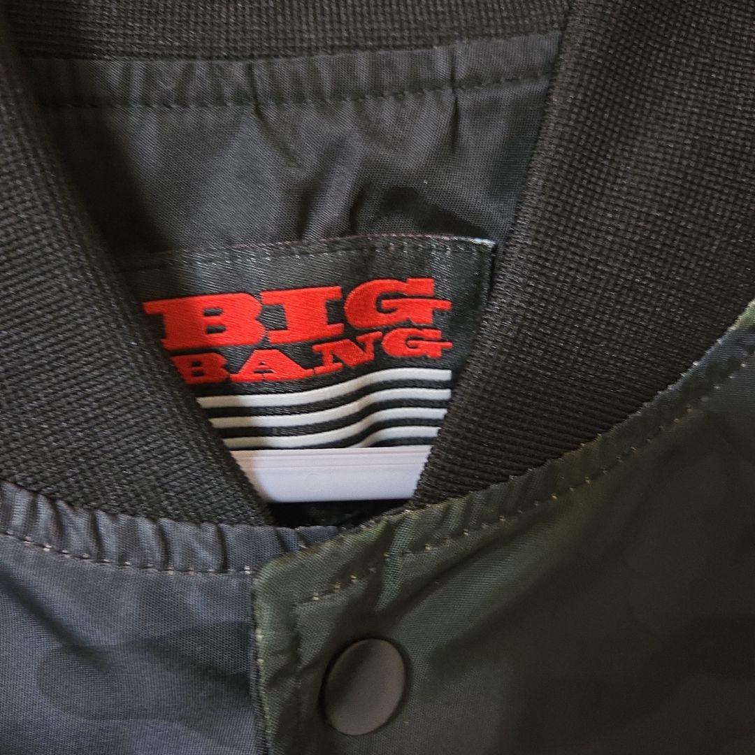 極美品 BIGBANG 公式グッズ リバーシブル ブルゾン MA-1 迷彩　L