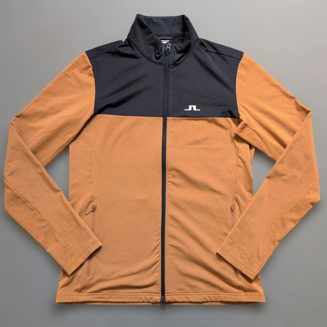 【極美品】ジェイリンドバーグゴルフ　ストレッチフルジップモックネック長袖　M