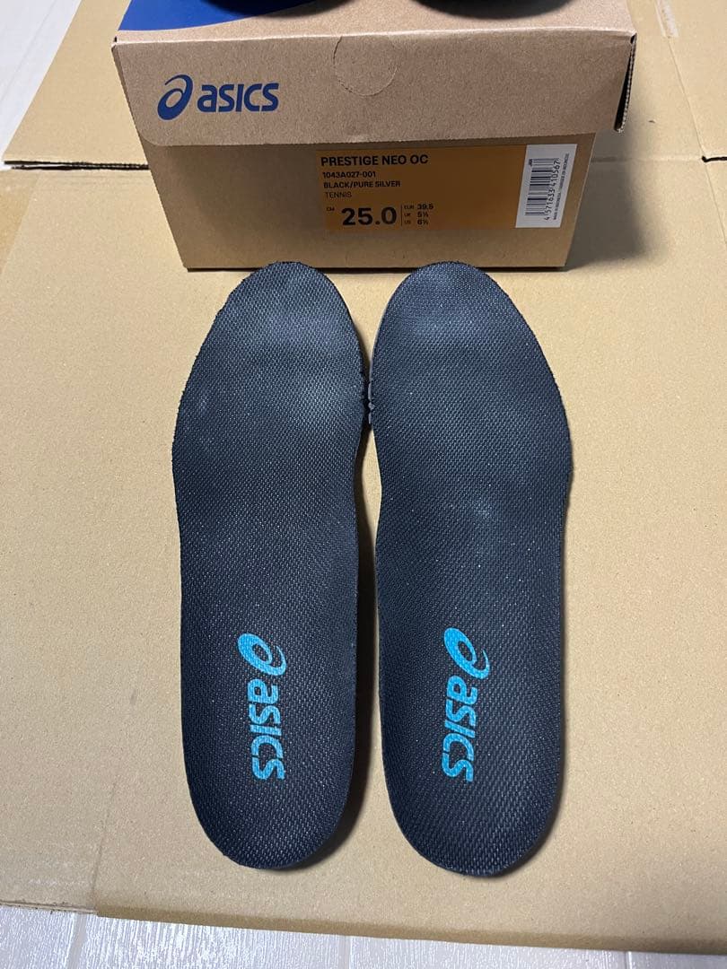 ASICS PRESTIGE NEO OC 25.0cm ブラック/ブルー