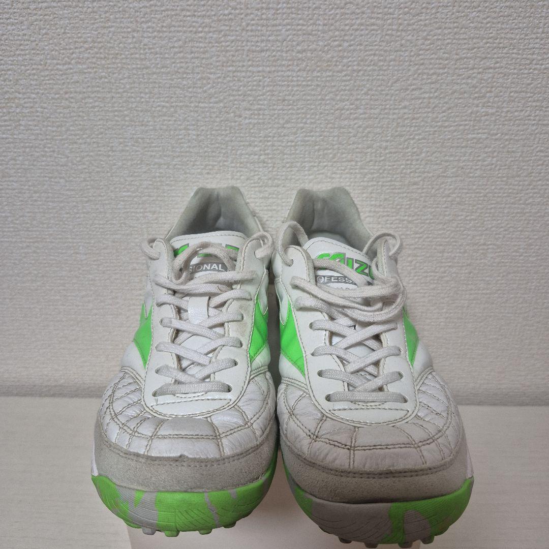 ミズノ モレリア SALA ELITE TF(ホワイト×グリーン) 2