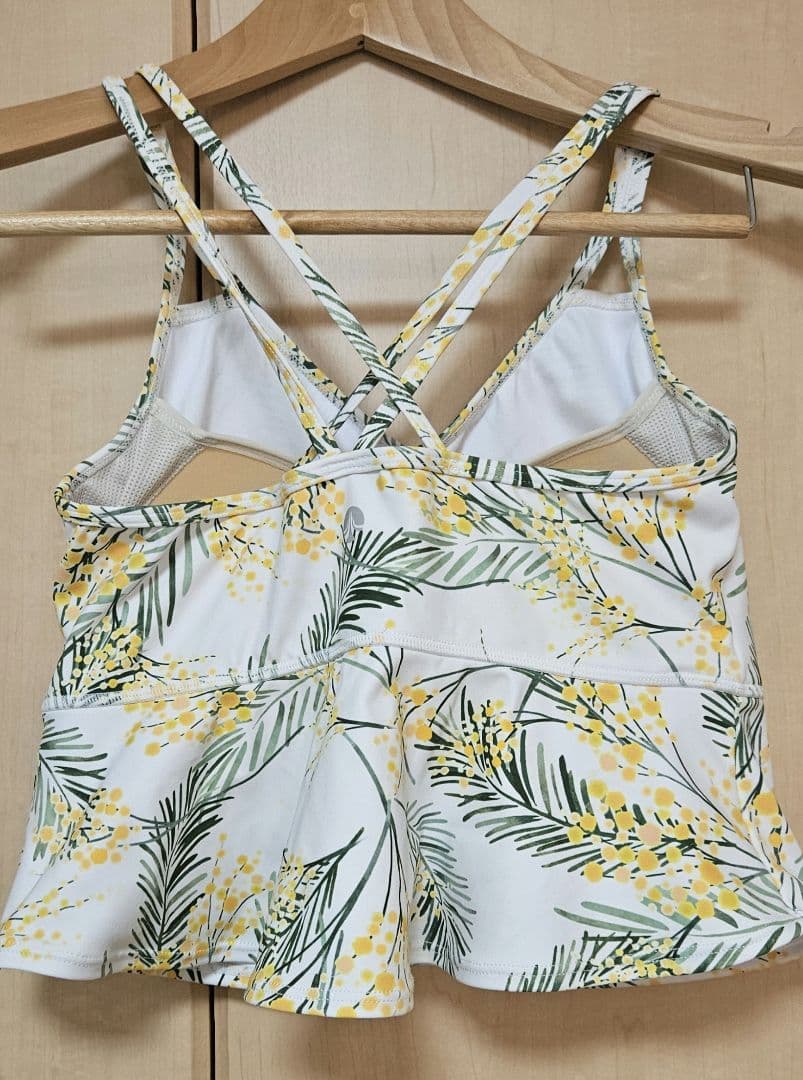 【美品】SUKALAスプリングフラワーフレアブラトップ　ミモザ