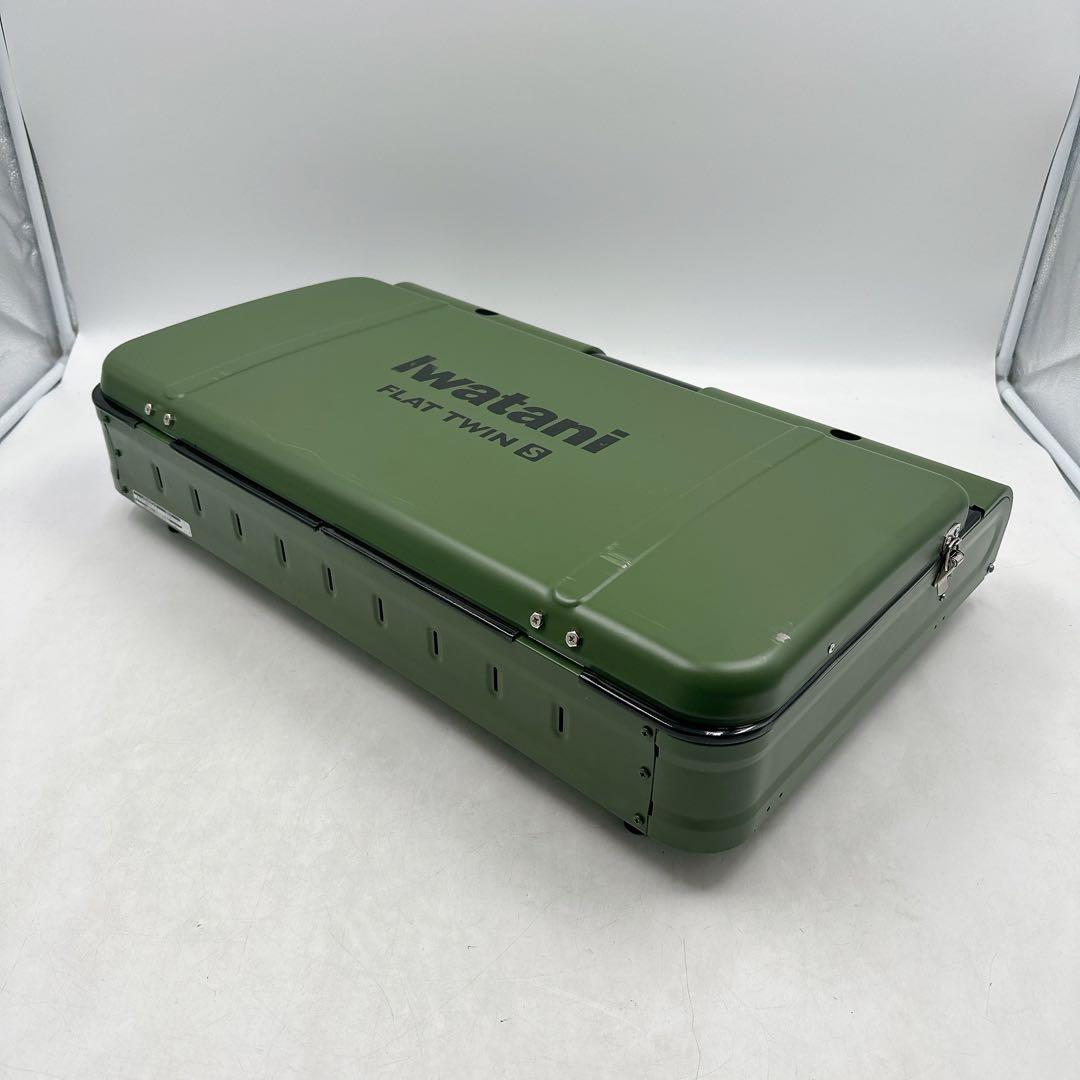 収納バッグ付　イワタニ フラットツイン・S CB-TBG-2 カセットコンロ