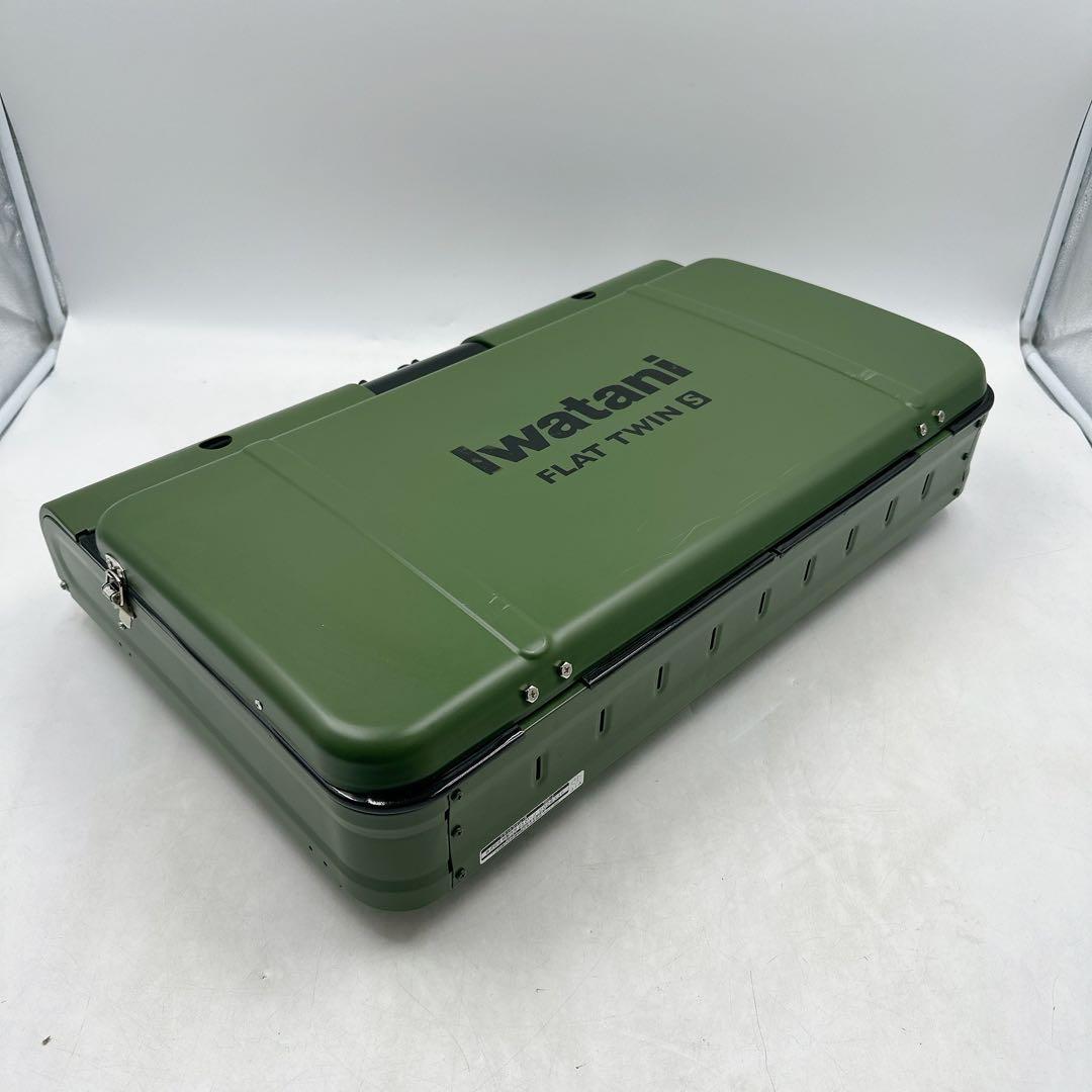 収納バッグ付　イワタニ フラットツイン・S CB-TBG-2 カセットコンロ
