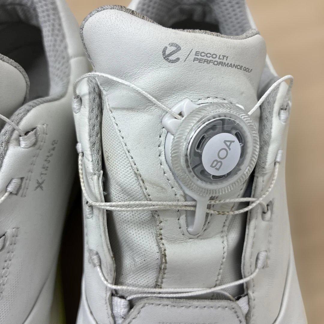 ecco Golf　LT1 BOA　ゴルフシューズ　ホワイトライム　42