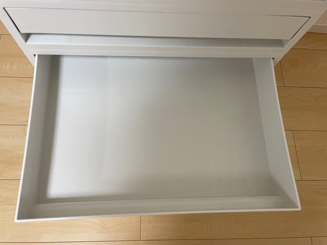 無印良品　ポリプロピレンケース引出式・横ワイド　ポリプロピレンデスク内整理トレー