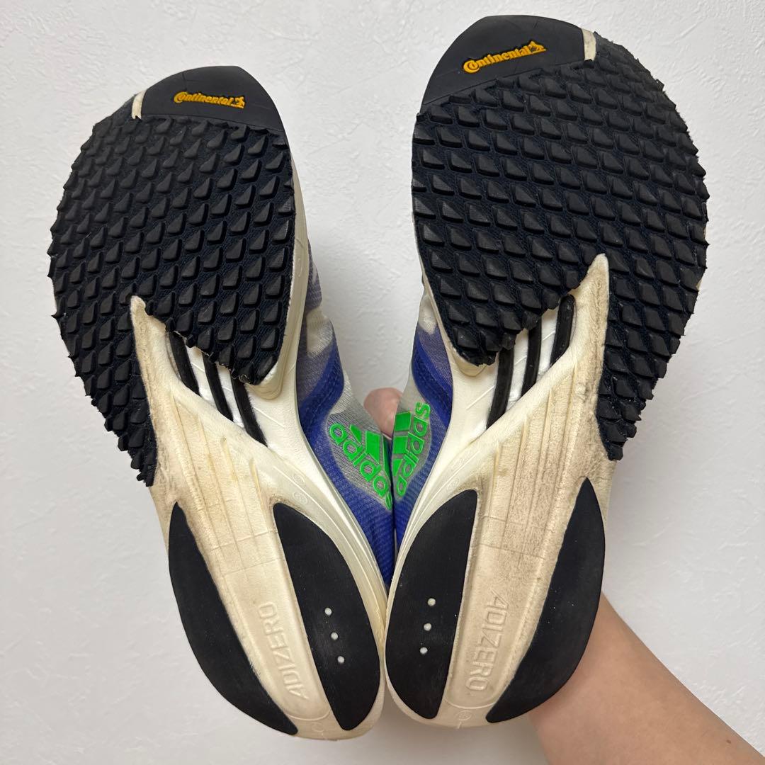 adidas Adizero pro 2 ランニングシューズ 青/緑