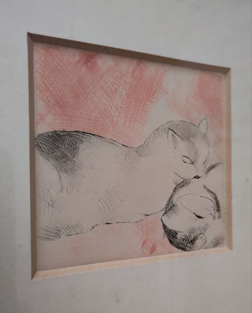 ＡAマリ―・ロ―ランサンの多色摺り銅版画