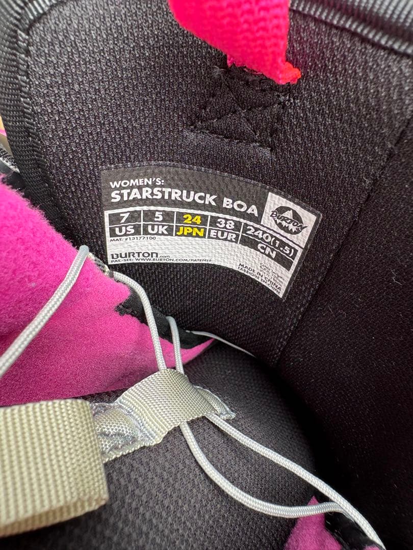BURTON STARSTRUCK BOA スノーボードブーツ(女性用)