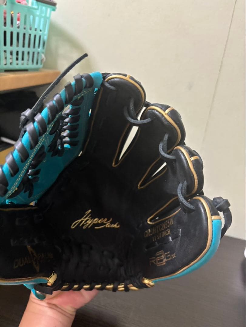 Rawlings Hyper 軟式グローブ 青/黒 美品