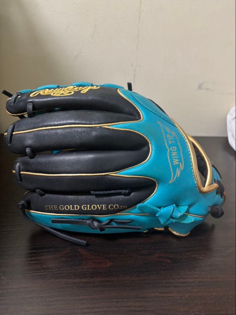 Rawlings Hyper 軟式グローブ 青/黒 美品