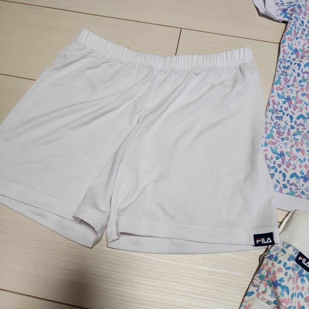 FILAGOLF 花柄ポロシャツとスカート