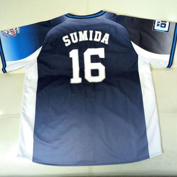 隅田知一郎 西武ライオンズ ビジター レプリカユニフォーム XL #16 NPB