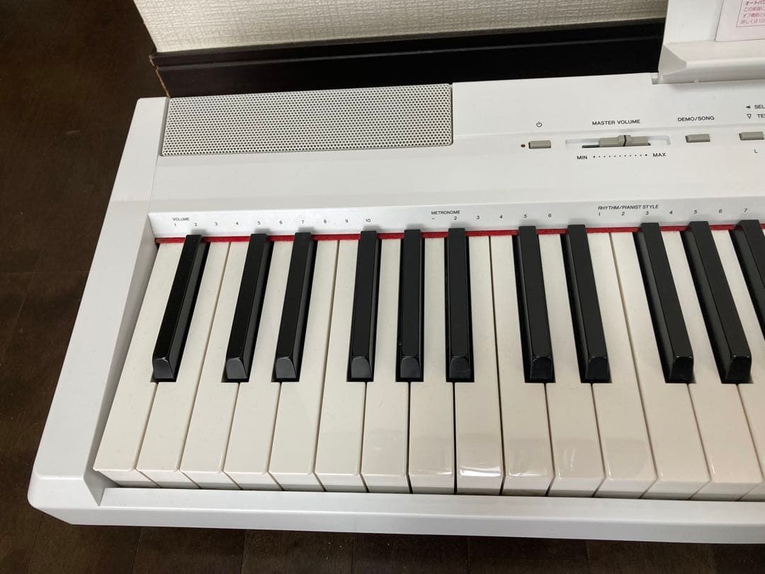YAMAHA電子ピアノ P-115WH（2017年製）