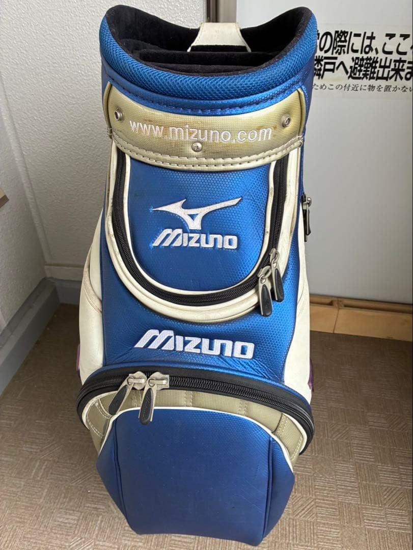【ツカさん専用】Mizuno キャディバッグ 青/白　ツアーモデル
