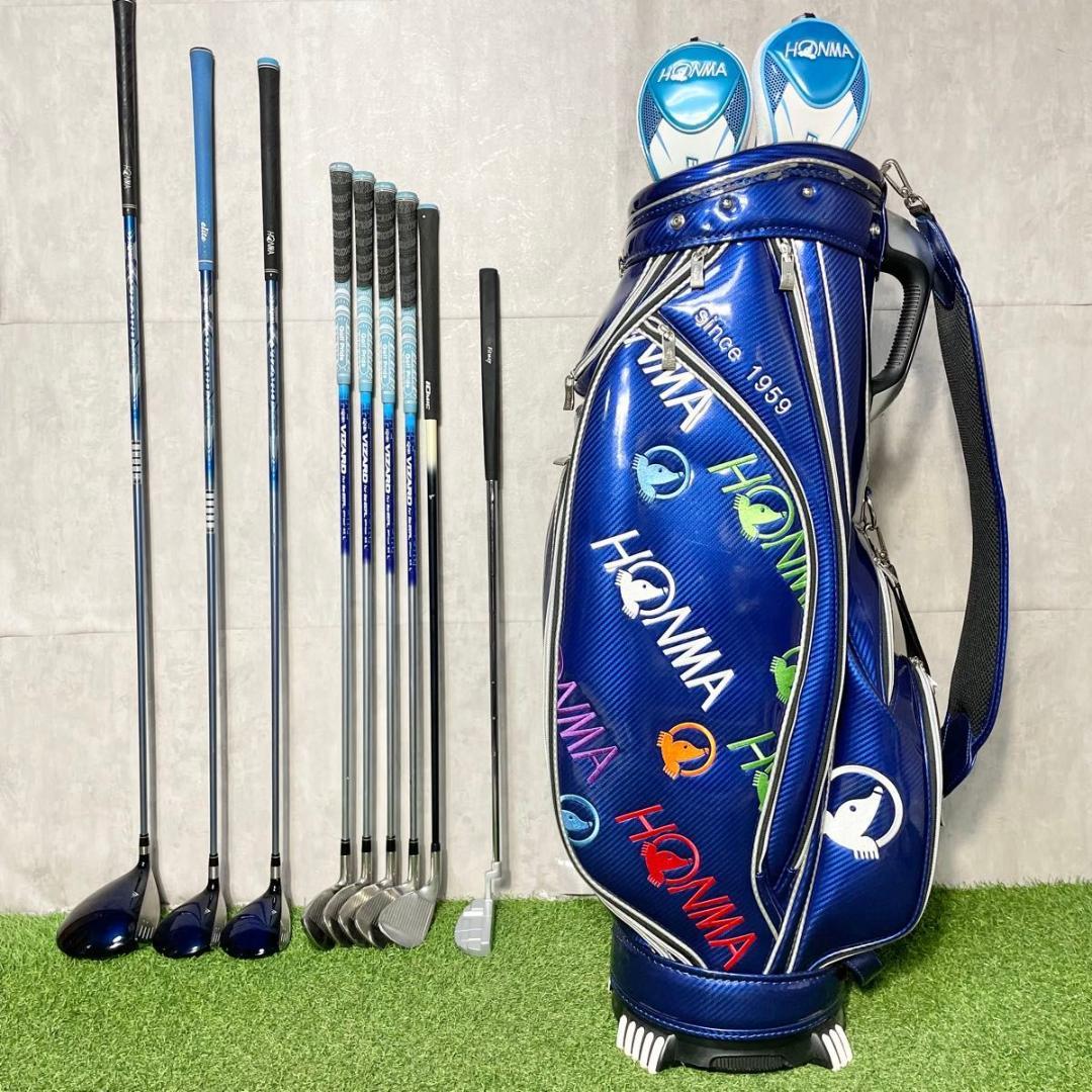 ホンマ ビジール HONMA レディース L ゴルフクラブセット 9本 右 良品