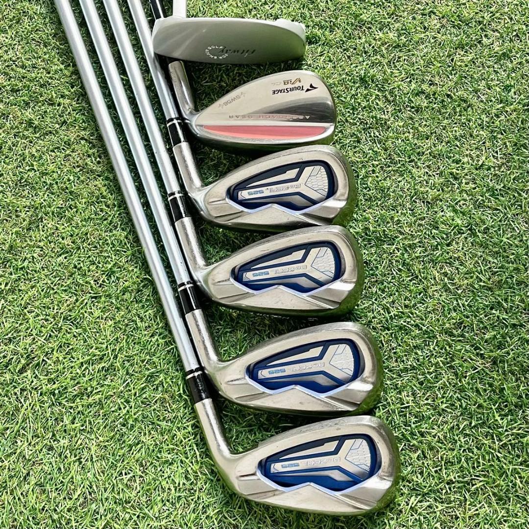ホンマ ビジール HONMA レディース L ゴルフクラブセット 9本 右 良品