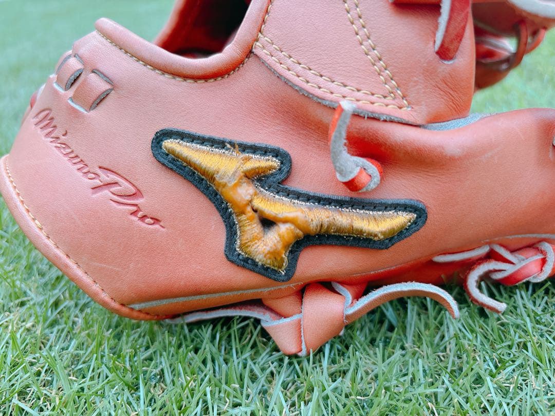 Mizuno Pro ミズプロ 野球用グローブ 硬式用 オレンジ
