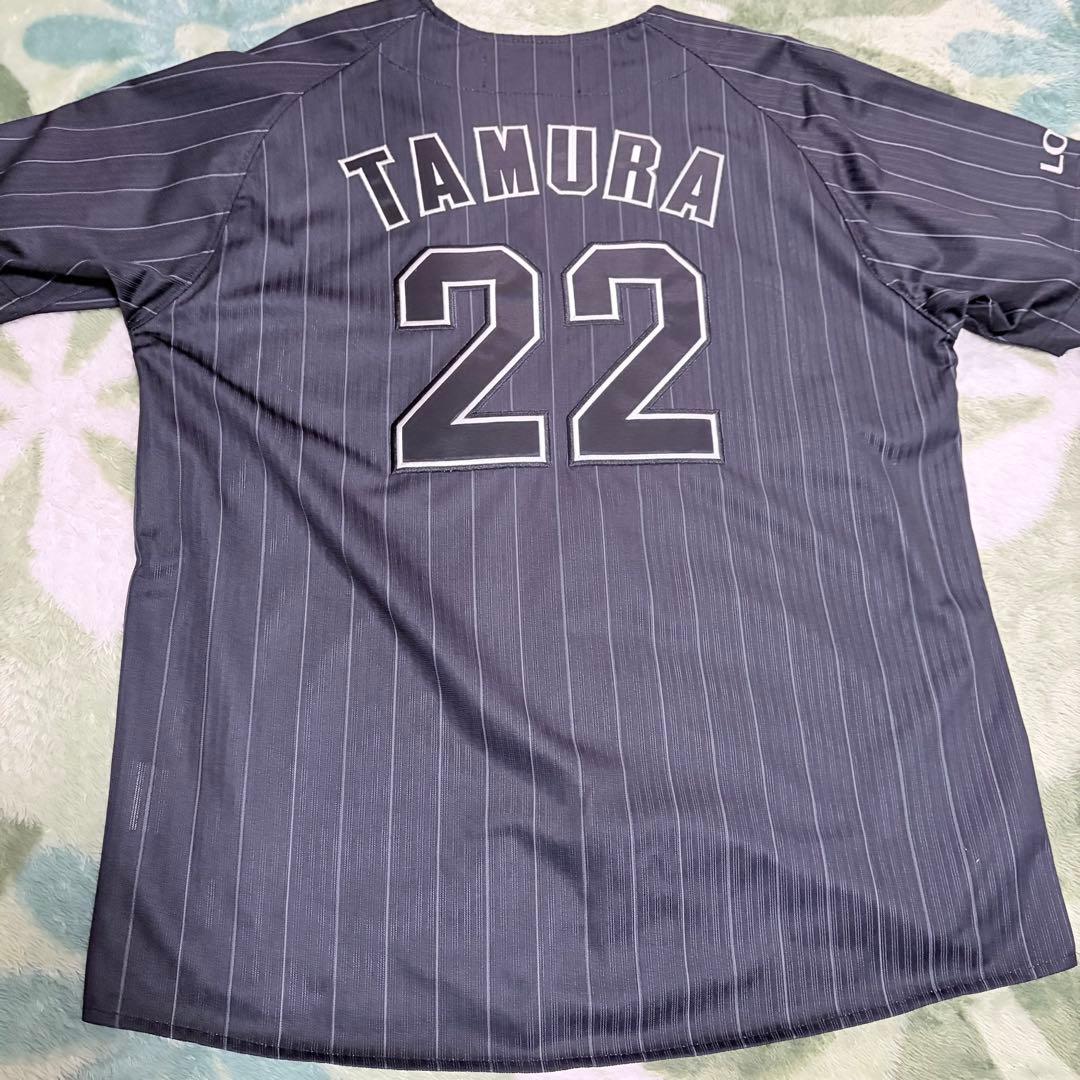 千葉ロッテマリーンズ　田村龍弘ビジターユニフォーム Sサイズ