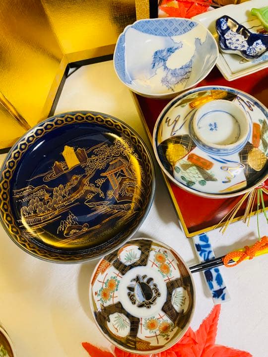 骨董　古伊万里膳　祝い膳　おもてなし膳　11点　１名様 A35