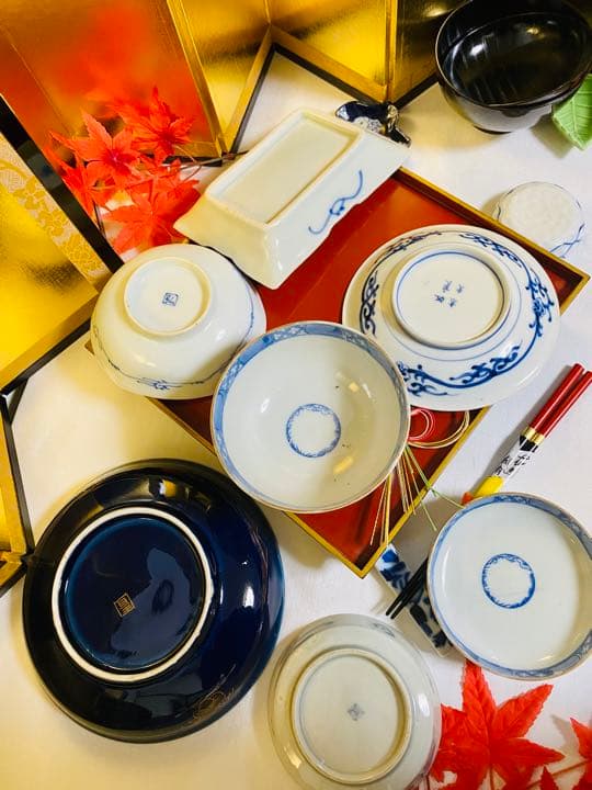 骨董　古伊万里膳　祝い膳　おもてなし膳　11点　１名様 A35