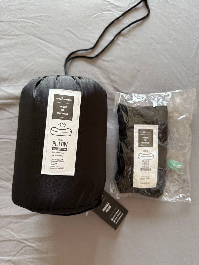 5050WOKS SHOP PACKABLE PILLOW HARD 替カバー付
