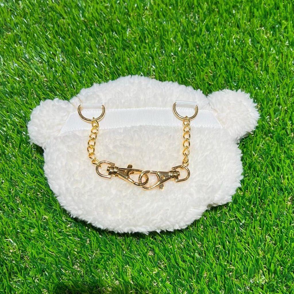 新品　サマンサゴルフ　アイミーちゃんもこもこゴルフボールポーチ