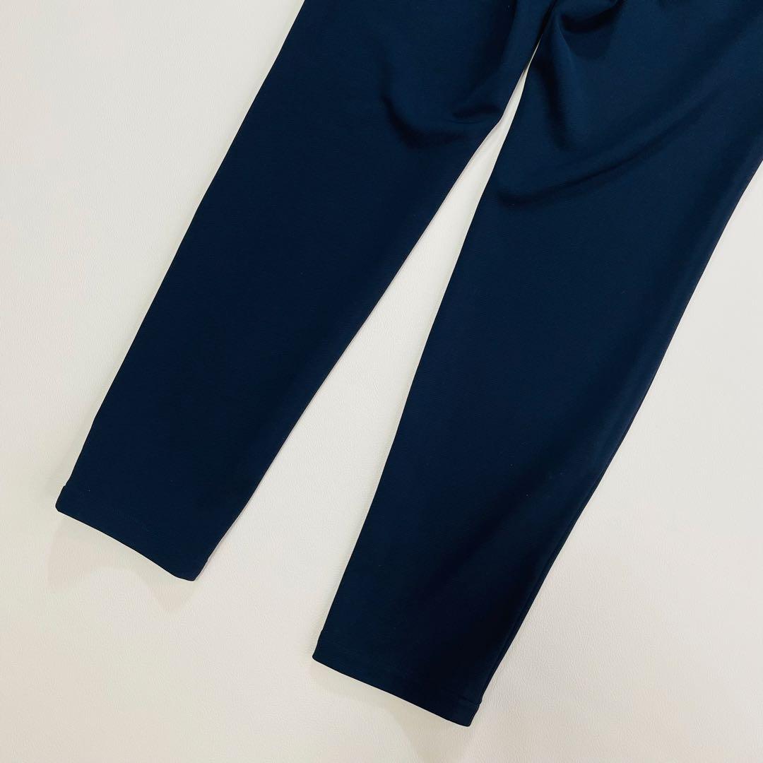 6491【美品】ビームスゴルフ　ロングパンツ　パープルレーベル　ネイビー