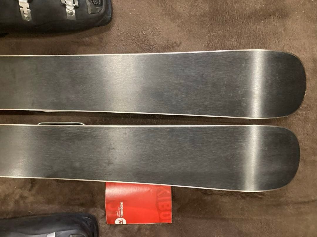 【希少】ショートスキー(ファン)板とブーツのセット 25.5cm 未使用板