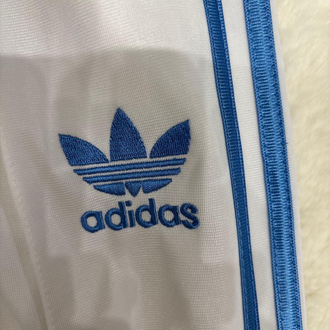 adidas ジャージ上下セット S ホワイト トラックジャケット、パンツセット