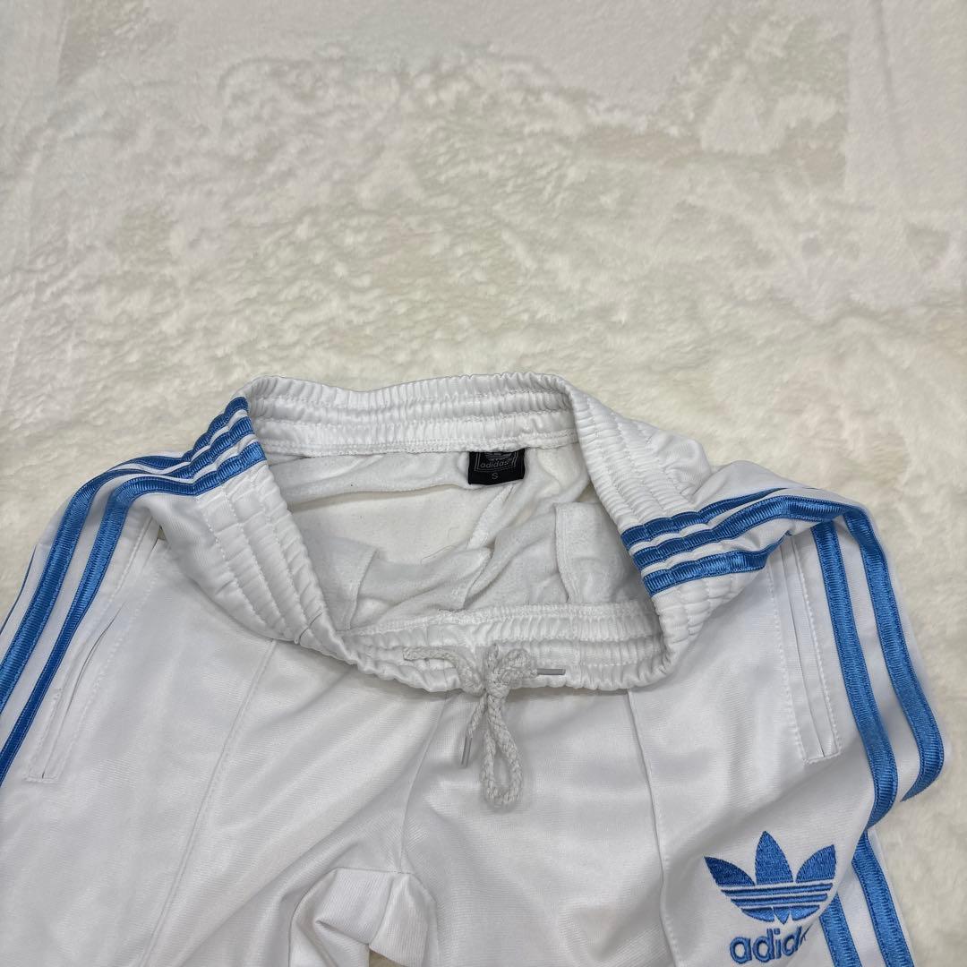 adidas ジャージ上下セット S ホワイト トラックジャケット、パンツセット