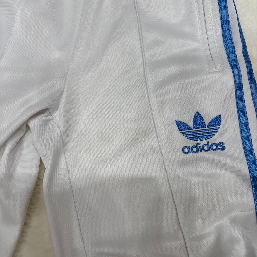 adidas ジャージ上下セット S ホワイト トラックジャケット、パンツセット