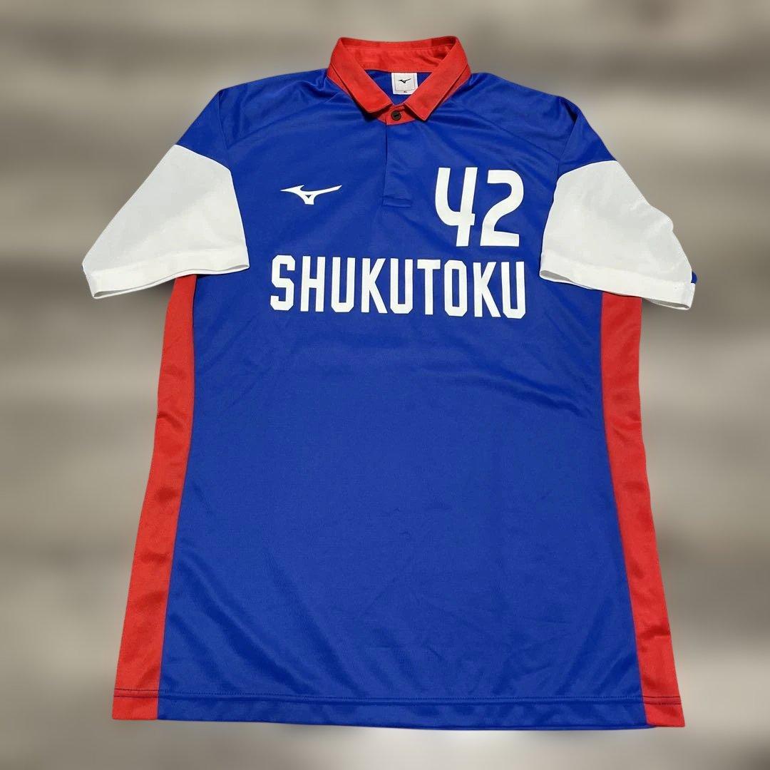美品 MIZUNO 愛知淑徳大学 サッカー部 42 Jersey ユニフォーム