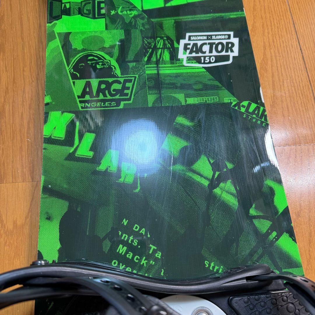 コラボ SALOMON 2点セット FLUX ビンディング付き 初心者