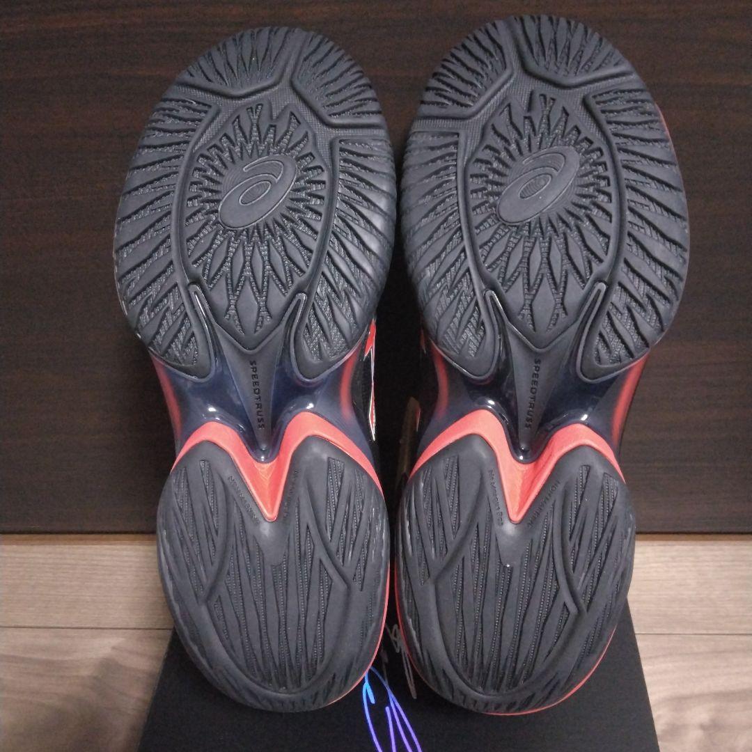 新品未使用_ASICS_SWIFTACE YUKI ブルズカラー 26.5cm