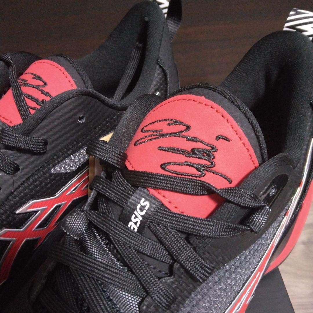 新品未使用_ASICS_SWIFTACE YUKI ブルズカラー 26.5cm