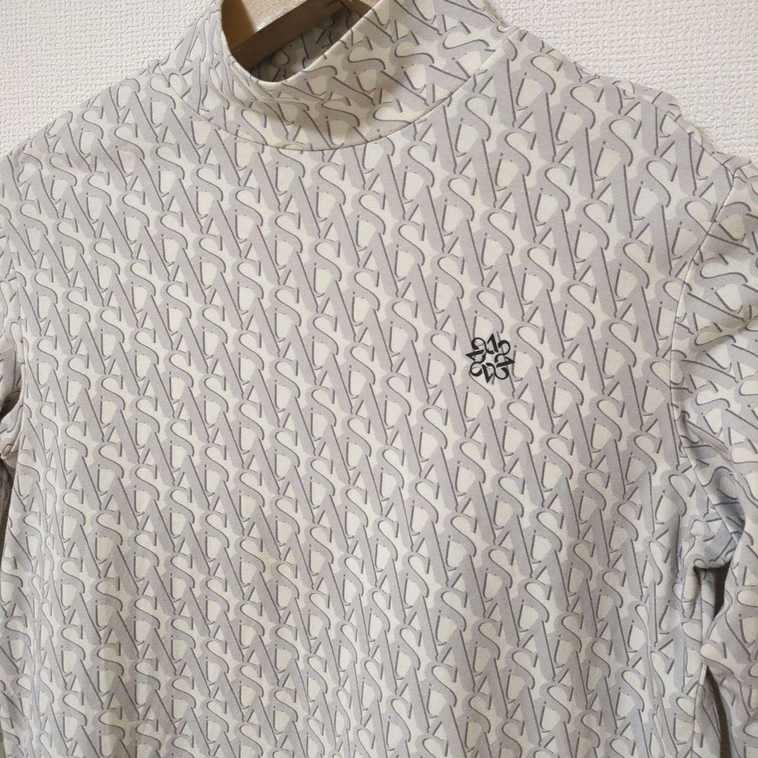 ★美品★St ANDREWS　総柄ロゴモックネック　サイズ　S
