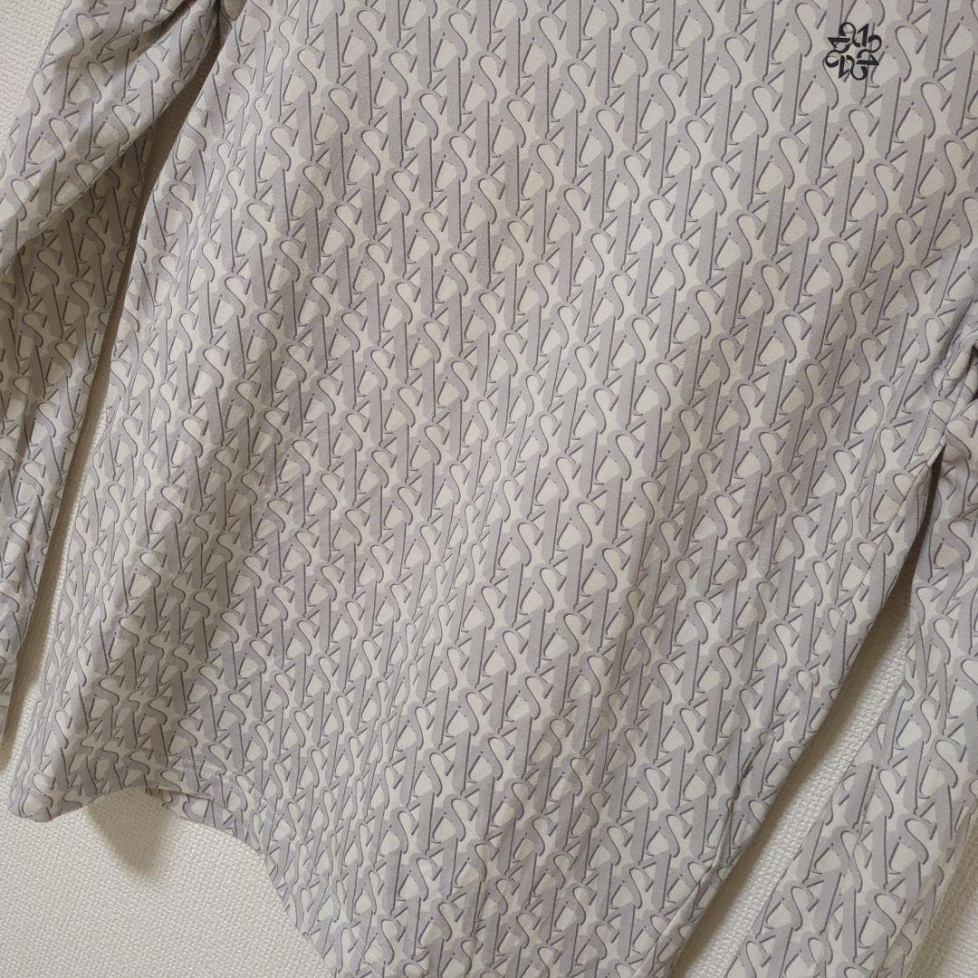 ★美品★St ANDREWS　総柄ロゴモックネック　サイズ　S