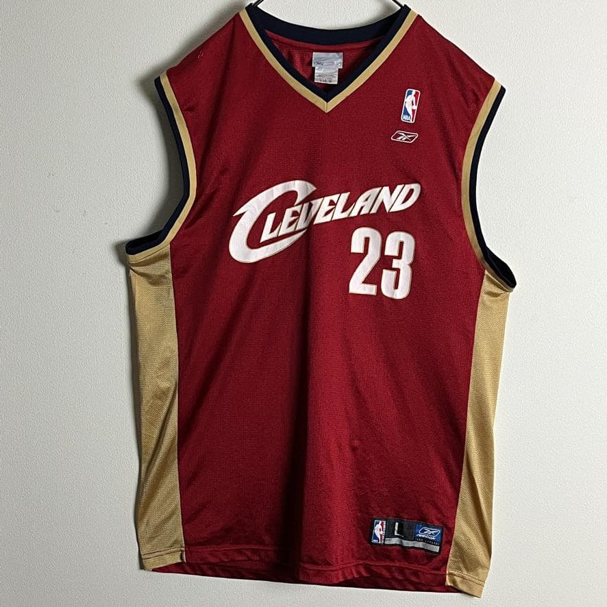 【希少】Reebok NBA キャバリアーズ レブロン・ジェームズ ゲームシャツ