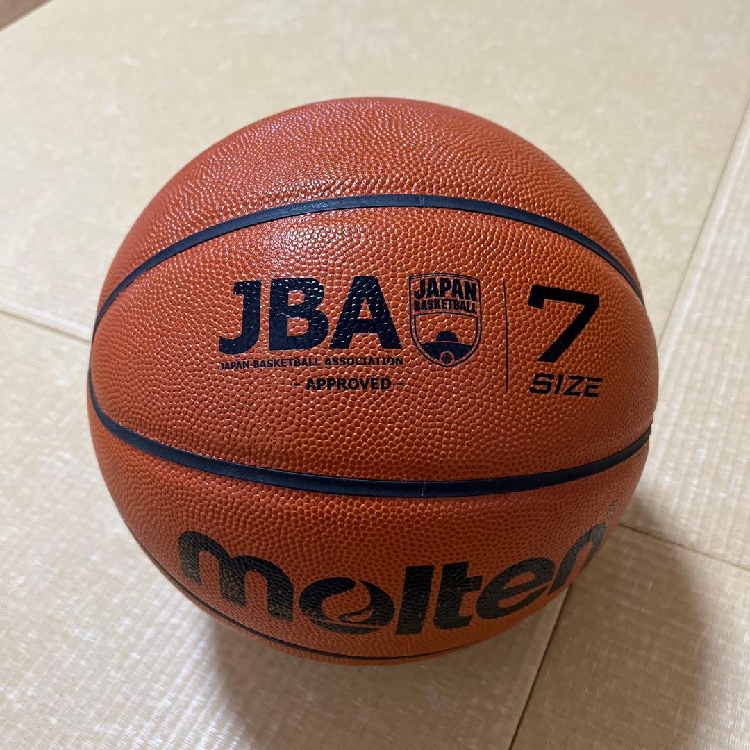 molten JB5000 バスケットボール 7号 天然皮革 名前記入あり