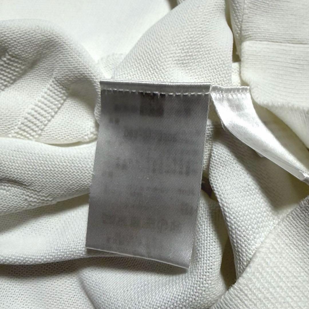 PEARLY GATES 地柄ロゴ クルーネックニットプルオーバー 7薄手ニット