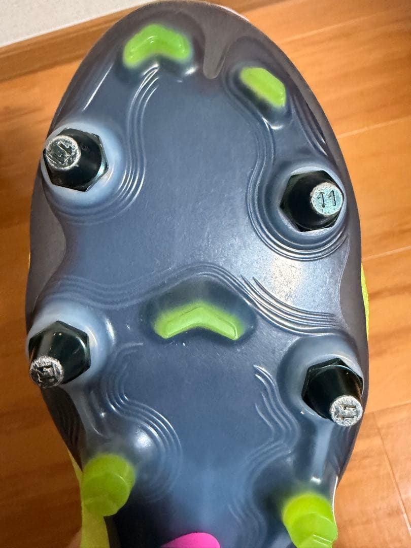 Nike Phantom サッカーシューズ スパイク イエロー/ホワイト　○美品