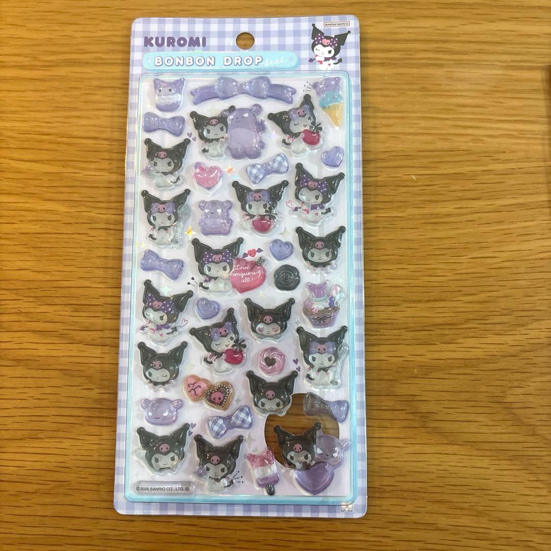 【国内正規品】ボンボンドロップシール & mini サンリオ　5枚セット