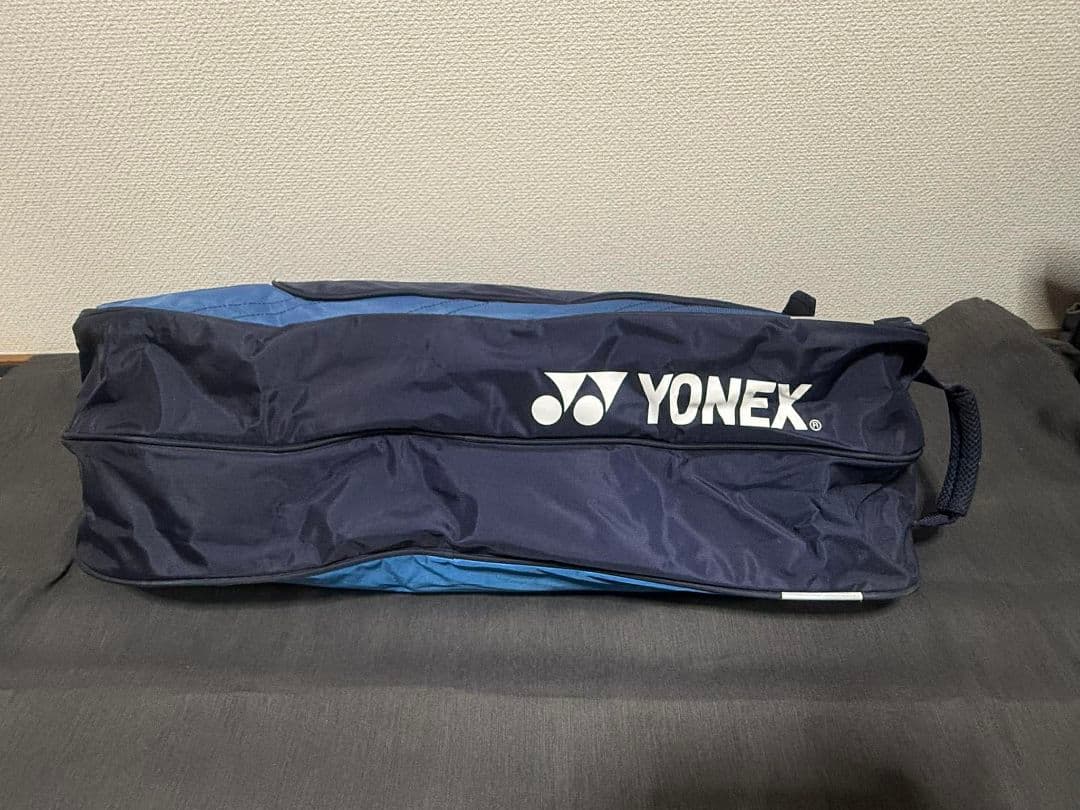 【期間限定】YONEX ラケットバッグ ブルー ショルダー付き 状態良好