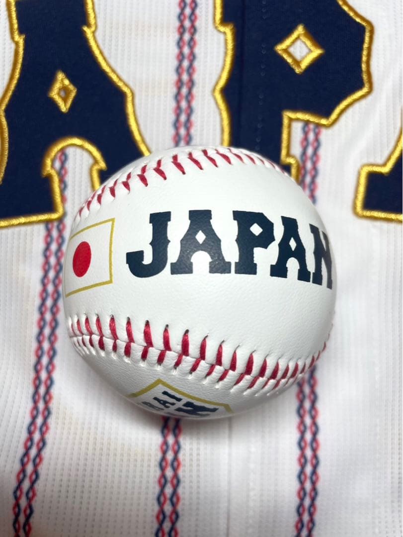 侍ジャパン　金丸夢斗　直筆サインボール　ロゴ入り球　2026WBC代表