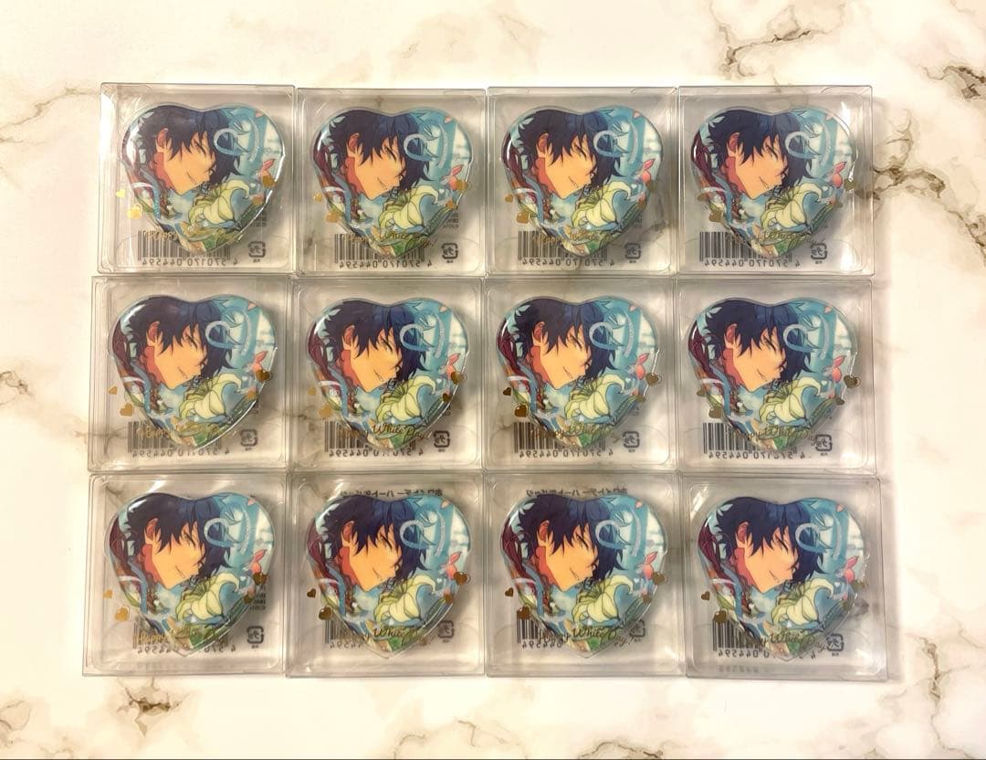 あんスタ 漣ジュン ホワイトデー ハート 缶バッジ 12点セット