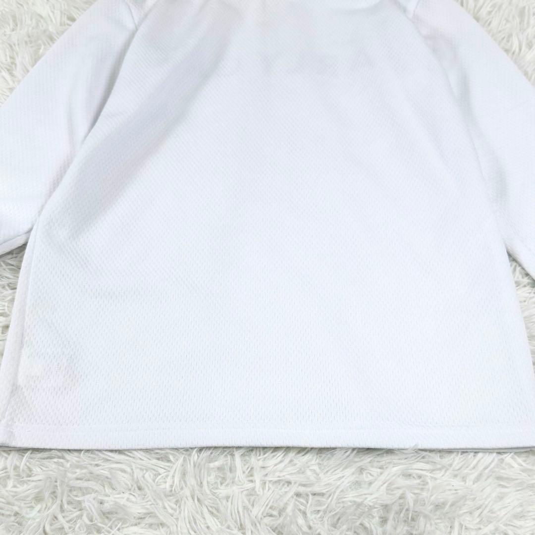 未使用級✨ パーリーゲイツ ゼブラメッシュダンボール 長袖 ハイネックカットソー