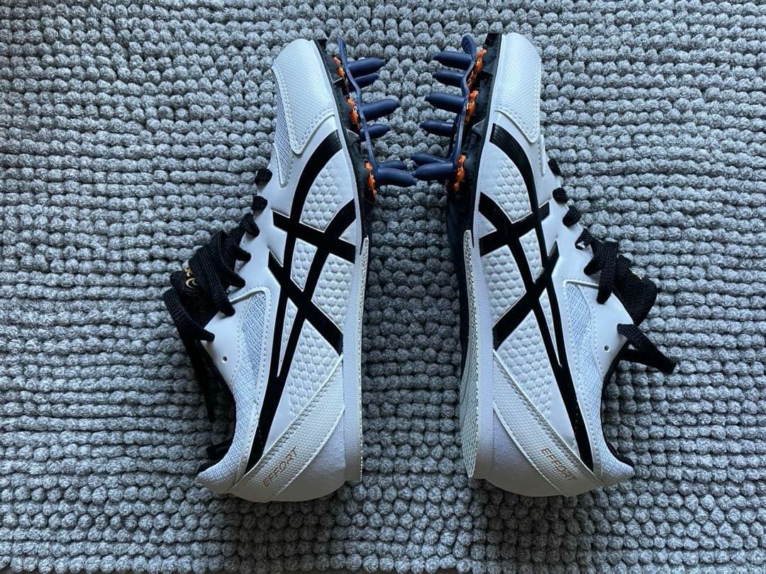【新品未使用】asics 陸上　スパイク　シューズケース付き　25cm